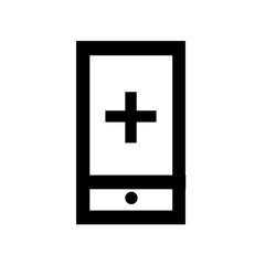 Obraz premium mobile app icon isolated on white background