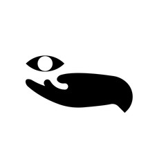 eye icon isolated on white background