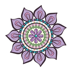 colorful and circular mandala mandala vector illustration design