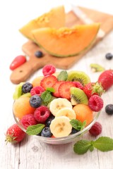 bowl of fruit salad