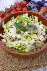 salade et vinaigrette