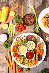 barbecue roasted vegetable