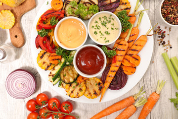 barbecue roasted vegetable