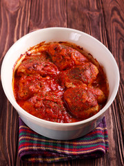 Chicken breast stuffed with herb philadelphia cheese