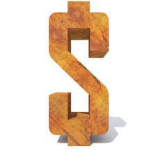 Conceptual old rusted metal font or type, iron or steel industry piece isolated white background. Educative rusty material, aged vintage surface, worn damaged object as 3D illustration rough surface