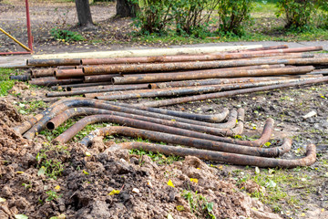 Replacement of old water pipes
