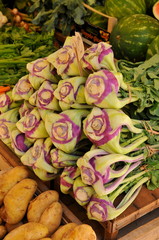 イタリア、シチリア島の市場