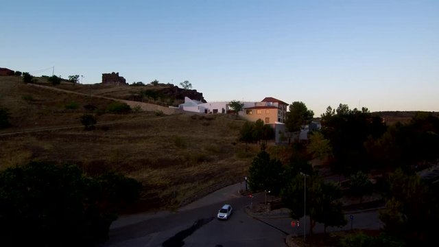 Drone en Alcaraz, pueblo de España en la provincia de Albacete, dentro de la comunidad autónoma de Castilla La Mancha