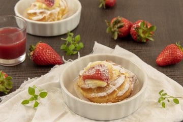 Italian zeppole pastries