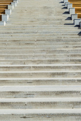 Granite stairs steps  outdoors,  construction detail