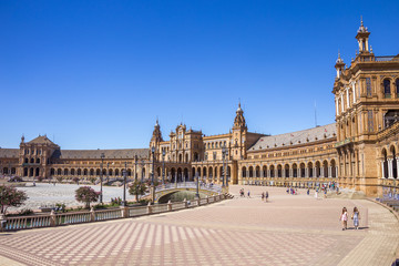 Fototapeta na wymiar Plaza de España - Sevilla