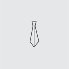 tie icon isolated on white background