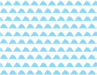 Blue and white mountain line pattern