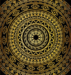 dark and golden circles