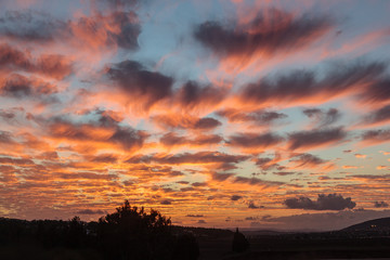 Fototapeta premium Sunset over Israel