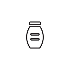 milk icon isolated on white background