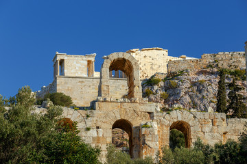 Athens. The Parthenon on the Acropolis.