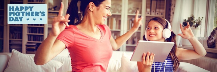 Composite image of mothers day greeting