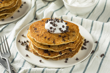 Homemade Chocolate Chip Pancakes