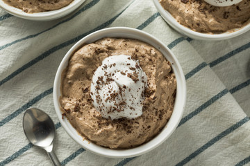 Homemade Sweet Chocolate Mousse