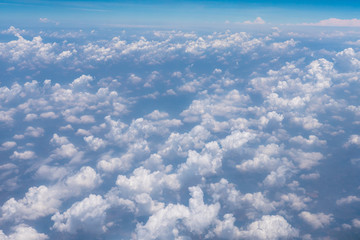 Fototapeta na wymiar Aerial view of cloud and sky