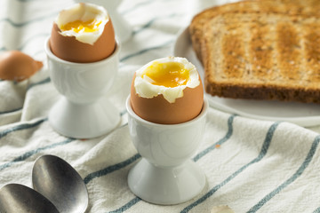 Homemade Soft Boiled Egg in a Cup