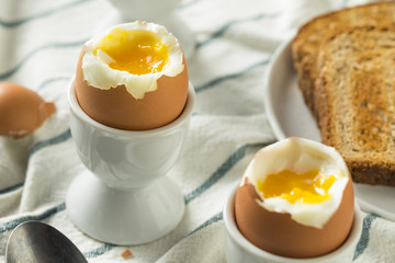 Homemade Soft Boiled Egg in a Cup