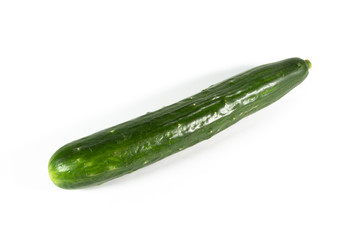 Gurke isoliert auf weißem Hintergrund