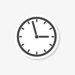 Timer sticker, Clock icon, simple vector icon