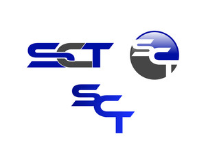 sct letter logo collection