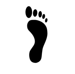 footprint. vector illustration