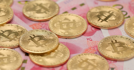 Bitcoin and RMB in rotation
