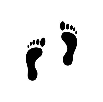 footprint. vector illustration