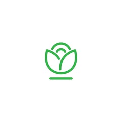 Flower logo icon