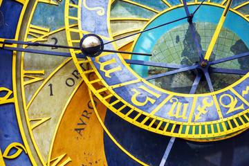  dial of astronomical clock in Prague