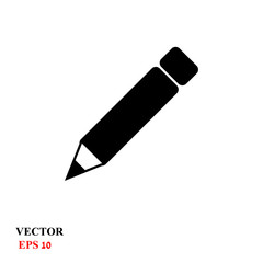 pencil icon. vector illustration