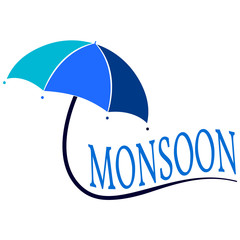 Abstract monsoon background