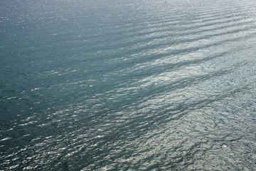 Waves on the sea surface, abstract wallpaper, background, texture