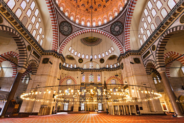 Suleymaniye Mosque interior