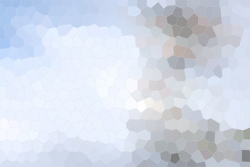 Simple low poly silver background of pentagon, hexagon and heptagon shapes in various colors