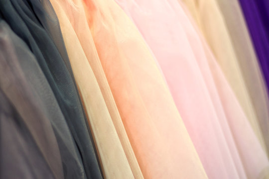 Colorful Fatine. Abstract background. Selective focus, defocus