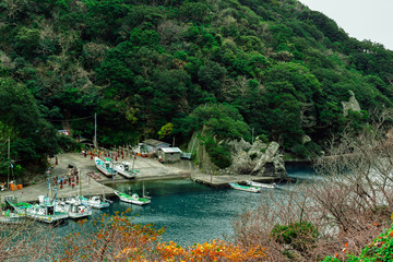 Hafen am Irozaki Cape