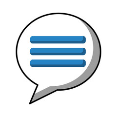 chat bubble conversation dialog social media vector illustration