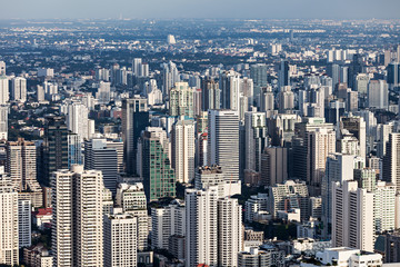 Fototapeta na wymiar Bangkok aerial view