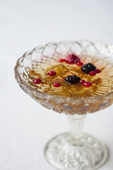 confiture on white background