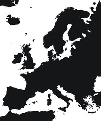 Clean Map of Europe - 200578957