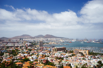 Obraz premium Panorama of Las Palmas de Gran Canaria