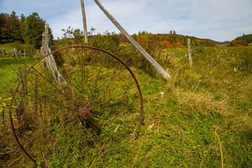 Rusty Wagon Wheel