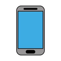 smartphone device digital display wireless vector illustration