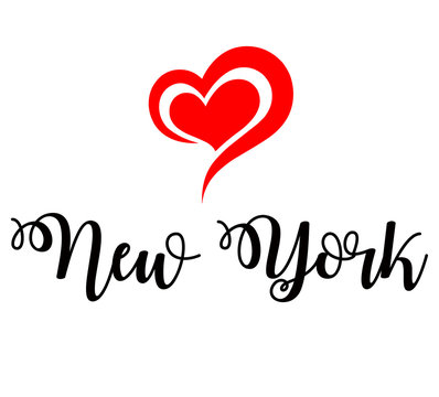 Love New York handwritting